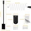 Image 3 : Enuotek Flexible LED Wall-Mount Reading Light/Bedside Light w/ USB Charging Base; Touch Control; New