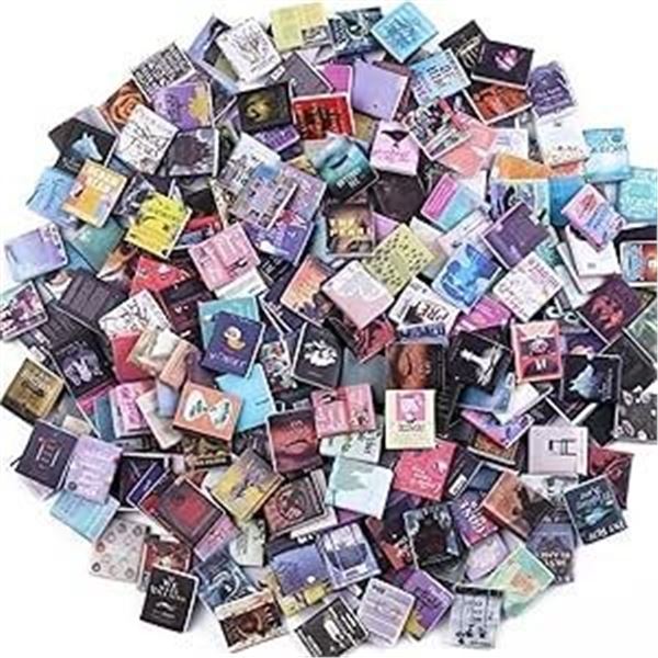 3 Packs (300pcs Each) Mini Books for Dollhouses/Mini Bookshelves/Crafts - New