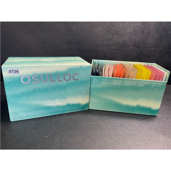 OSULLOC Tea Edition Island Premium Korean Tea Sampler Gift Set (18 Count, 6 Flavors x 3 each) New!
