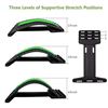 Image 6 : Multi-Level Back Stretching Device/Back Cracking Device for Spinal Pain Relief (Green) - New
