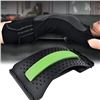 Image 8 : Multi-Level Back Stretching Device/Back Cracking Device for Spinal Pain Relief (Green) - New