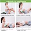 Image 9 : Multi-Level Back Stretching Device/Back Cracking Device for Spinal Pain Relief (Green) - New