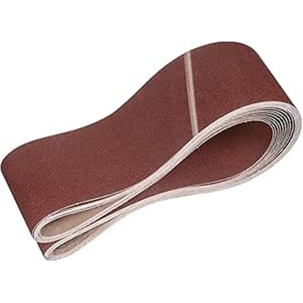10-Pack Large 89" x 6" Sanding Belts (80 Grit) Abrasive Sanding Belts for Belt Sanders - New!
