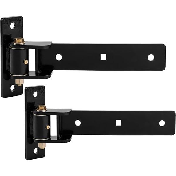 Heavy-Duty 13" Gate Hinges (2pcs) 900lb Capacity; Bolt-On or Weld-On Hinges w/ Ball Bearings - New