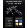 Image 12 : InoKraft Drizzle Pro LVLP Spray Gun - Ultra-Light Professional 340g Paint Spray Gun - NEW SEALED!