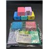 Image 1 : 10PC Colorful Dual-USB Charging Blocks/Wall Block Chargers - New
