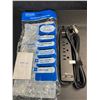 Image 1 : Ntonpower Power Strip/Surge Protector with Multiple Outlets/USB Ports - New