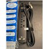 Image 2 : Ntonpower Power Strip/Surge Protector with Multiple Outlets/USB Ports - New