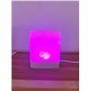 Image 6 : Himalayan Rock Salt Lamp/Light with Multi-Colors/Remote Control, Wood Base - New!