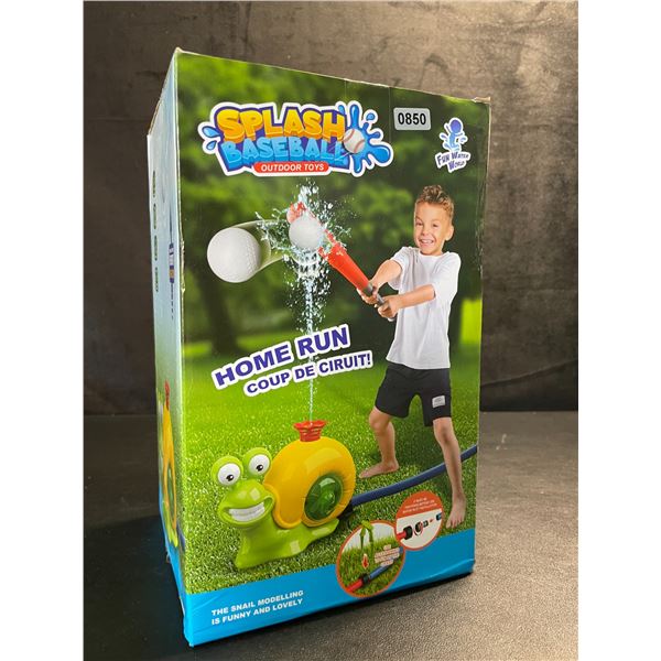 Splash Baseball Toy/Outdoor 4-in-1 Water Sprinkler Toy for Kids - New