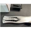 Image 3 : Microtech Scarab Tactical OTF/Automatic Pop-Out Hunting Knife (Silver/Carbon Design) BRAND NEW!