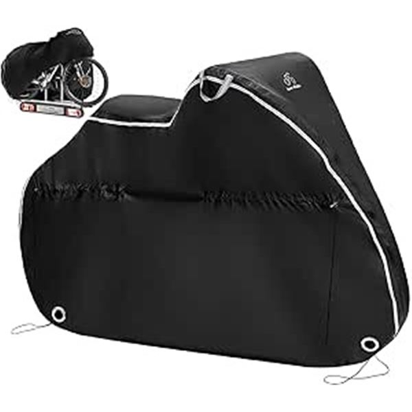 TeamObsidian XXL Outdoor Waterproof/Heavy-Duty Bike Cover (Fits 3 Bikes) Oxford Material - New!