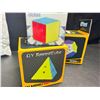 Image 4 : 3-Pack Speed Cube Set - Rubix Speed Cube Puzzles; Assorted Designs - New