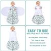 Image 6 : 2-Pack Newborn Sleep Sacks/Wearable Baby Swaddles (3-6 Months) 3-Way Adjustable Design - New!