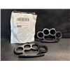 Image 1 : 2-Pack Solid Aluminum Self-Defence Rings - New