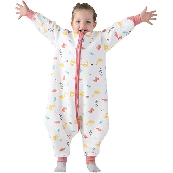Cozy Wearable Toddler Sleep Sack with 2-Way Zipper (Size 4-5T) Brand New!