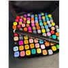 Image 7 : 100PCS Dual-Tip Artist Markers Set - Multi-Color Alcohol Markers for Drawing/Sketching - NEW