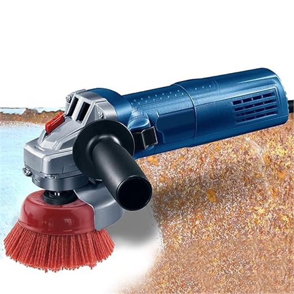 2-Pack of 3" Abrasive Wire Cup Brushes for Angle Grinders; Polishes Metal/Removes Rust/Strips Paint