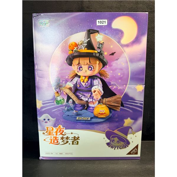 1512pcs Starry Night Dreamer/Little Witch Lego-Style Building Block Toy Set - LOZ No. 1969 - New!