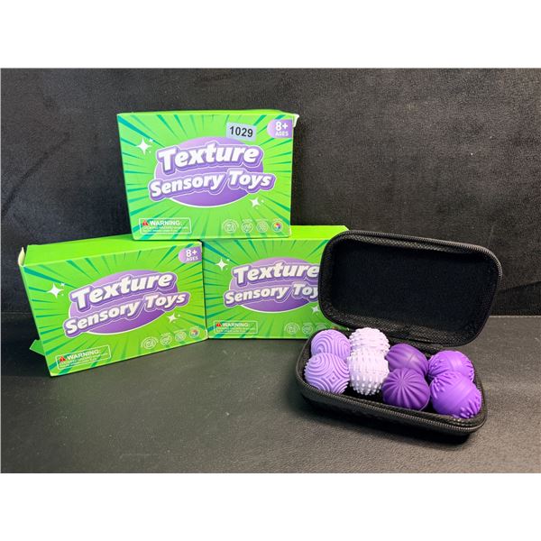 3 Boxes (6PCS Each) Magnetic Fidget Sensory Balls/Texture Sensory Toys with Storage Case - New