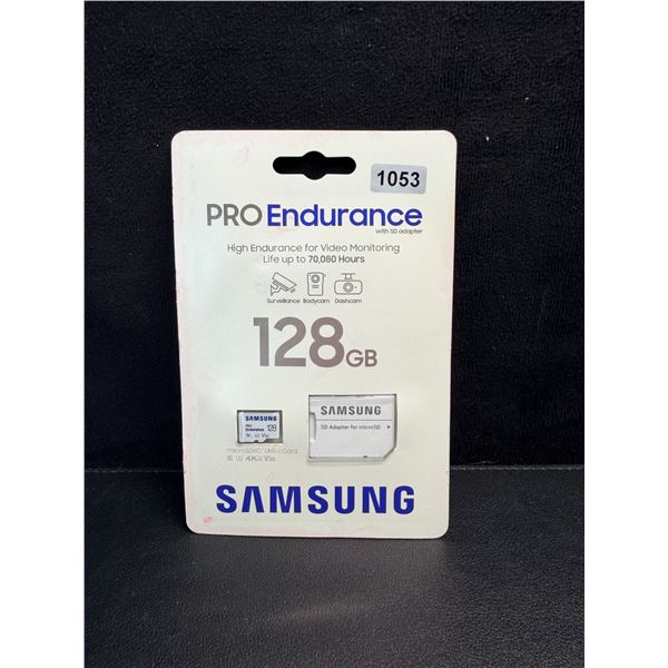 Samsung Pro Endurance 128GB MicroSD Memory Card with SD Adapter - Brand New!