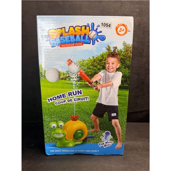 Splash Baseball Toy/Outdoor 4-in-1 Water Sprinkler Toy for Kids - New