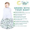 Image 6 : 2-Pack Newborn Sleep Sacks/Wearable Baby Swaddles (3-6 Months) 3-Way Adjustable Design - New!