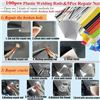 Image 3 : 220W Plastic Welding Tool Kit - Includes Plastic Welder, Welding Rods, Staples, Pliers, etc. NEW!