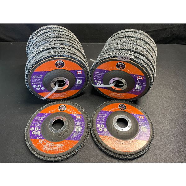 Lot of 20pcs 5-inch x 7/8inch Sanding Discs - 60 Grit - Brand New!