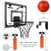 Image 4 : Colorful Kids XL Light-Up/LED Scoreboard Basketball Hoop Play Set w/ Spring Loaded Rim - Brand New