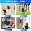 Image 5 : Colorful Kids XL Light-Up/LED Scoreboard Basketball Hoop Play Set w/ Spring Loaded Rim - Brand New