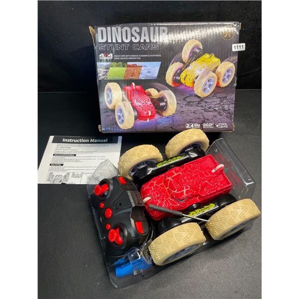 Dinosaur Stunt Car 4x4 Rock Crawler RC Flip/Stunt Car with Lighting Effects - New
