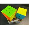 Image 3 : 2-Pack Roxenda Speed Cube Set - Rubix Speed Puzzle Cubes (Includes 3x3 & 2x2 Cubes) - New!