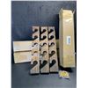 Image 2 : 9PCS Brown Wooden Hat Racks; Wall-Mounted Hat Storage Organizers/Vertical Hat Racks - New!