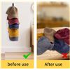 Image 4 : 9PCS Brown Wooden Hat Racks; Wall-Mounted Hat Storage Organizers/Vertical Hat Racks - New!