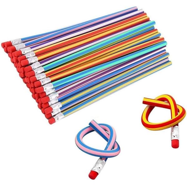 75PCS Bendy Pencils/Flexible Pencils (3 Packs/25PCS Each) - New