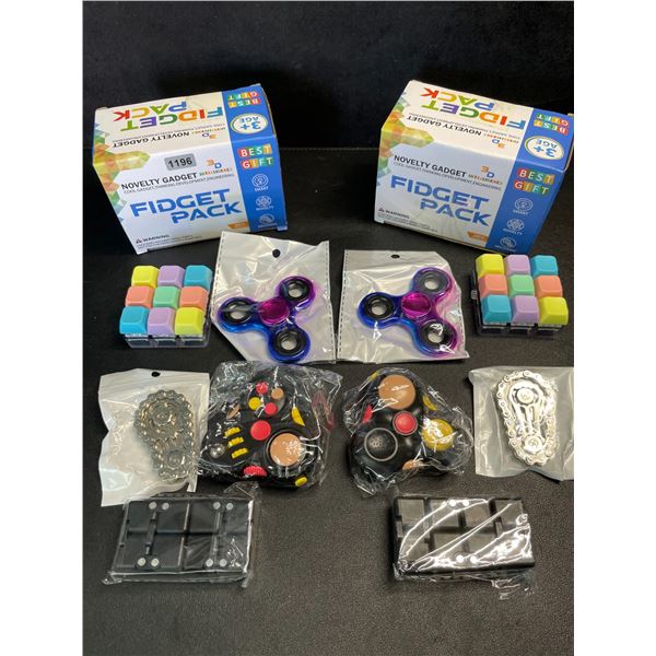 Lot of 2 Fidget Packs/Cool Gadget Sensory Toys for Kids (3+) - New