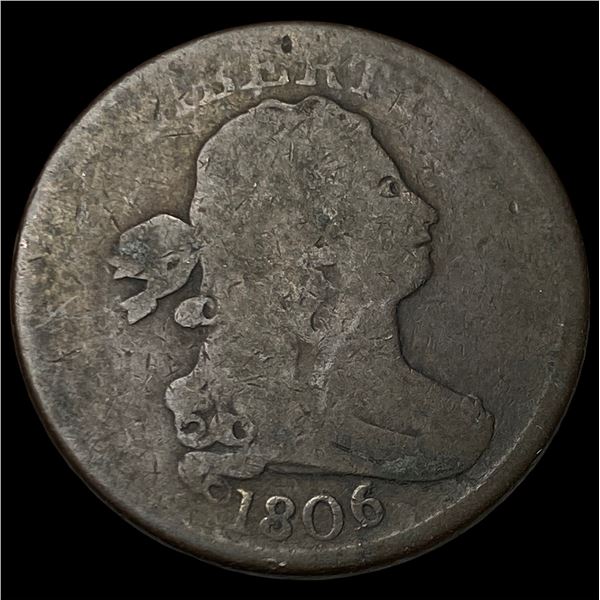 1806 Draped Bust Half Cent NICELY CIRCULATED