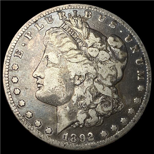 1892-S Silver Morgan Dollar LIGHTLY  CIRCULATED