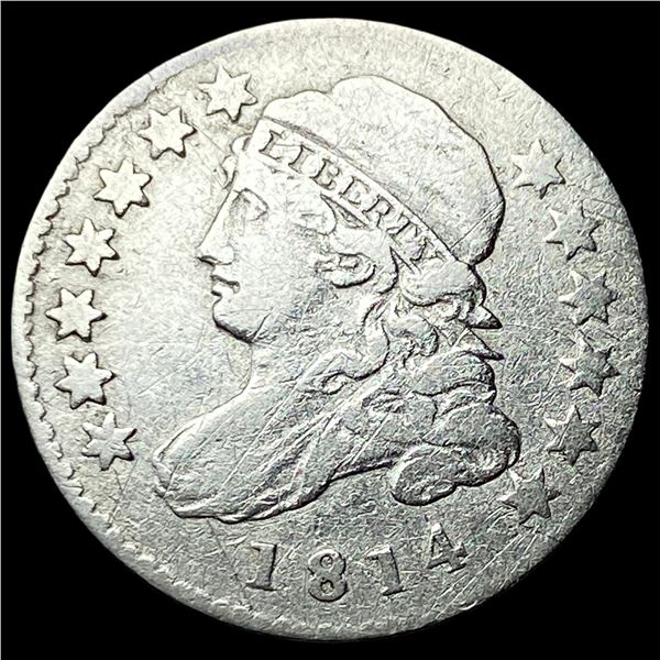 1814 Capped Bust Half Dollar NEARLY  UNCIRCULATED