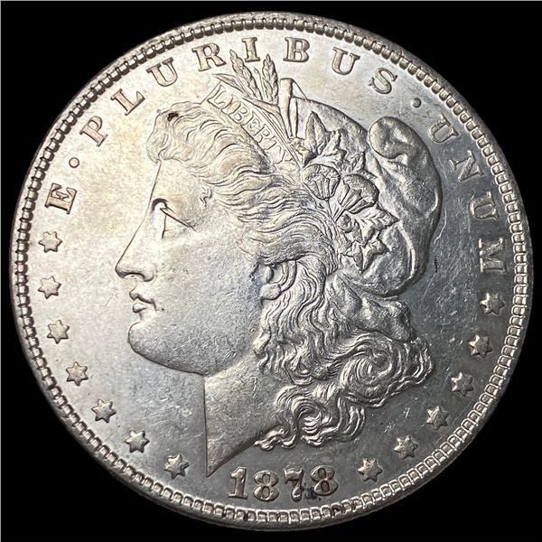 1878 Silver Morgan Dollar CLOSELY  UNCIRCULATED