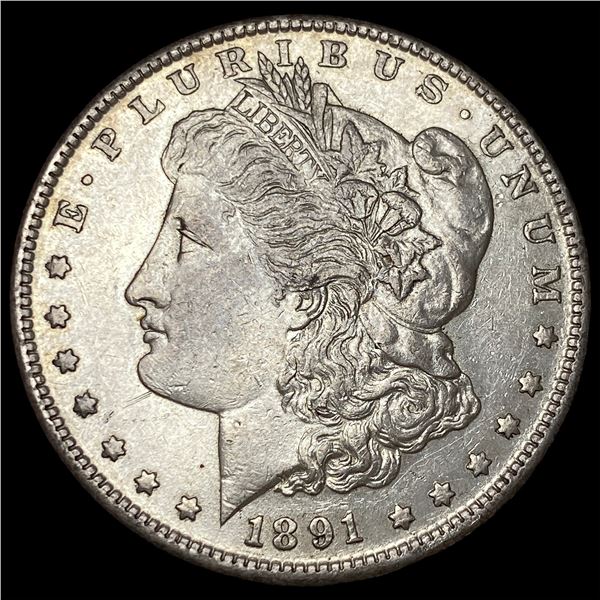 1891-S Silver Morgan Dollar CLOSELY  UNCIRCULATED