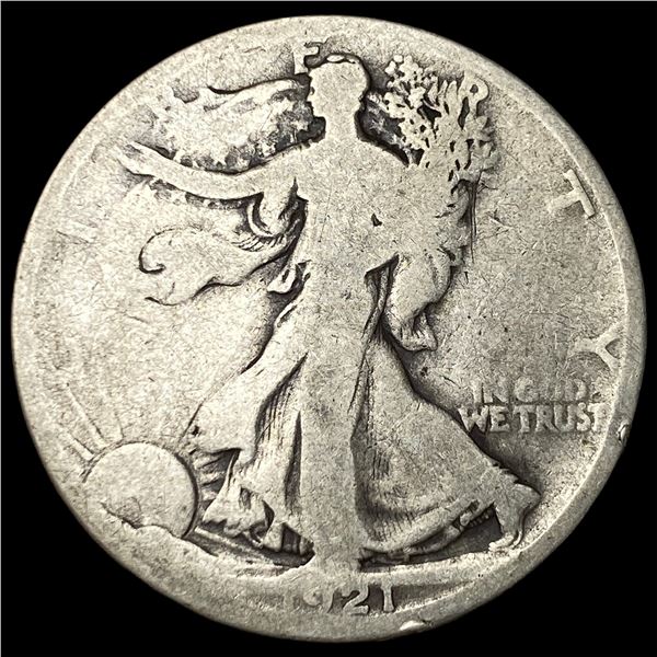 1921-D Silver Walking Liberty Half Dollar  NICELY CIRCULATED