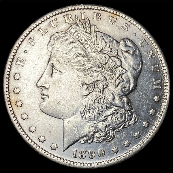 1890-S Silver Morgan Dollar CHOICE AU