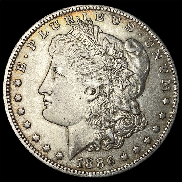 1886-O Silver Morgan Dollar NEARLY  UNCIRCULATED