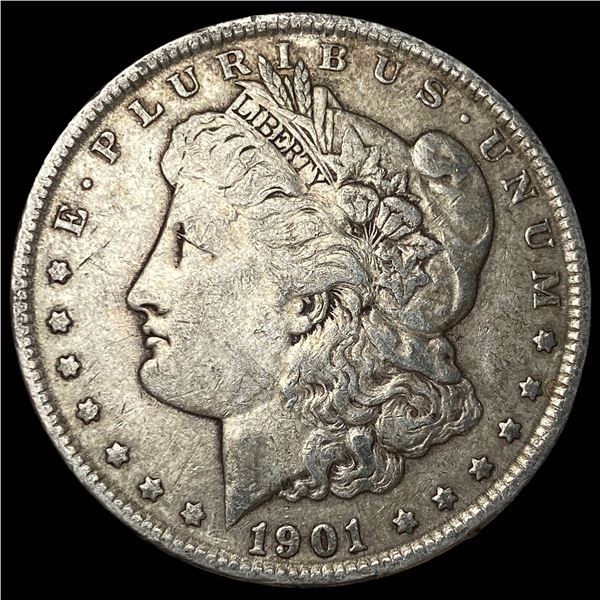 1901 Morgan Silver Dollar NEARLY UNCIRCULATED