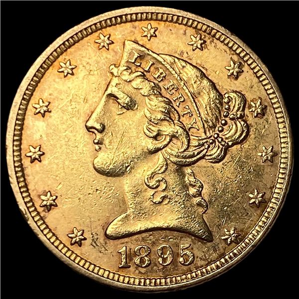 1895 Gold $5 Liberty Head Half Eagle  UNCIRCULATED
