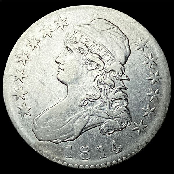 1814 Capped Bust Half Dollar NEARLY  UNCIRCULATED