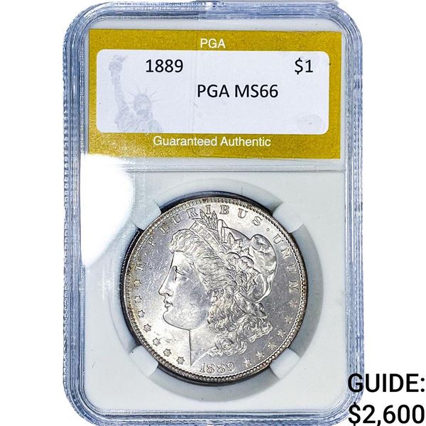 1889 Morgan Silver Dollar PGA MS66