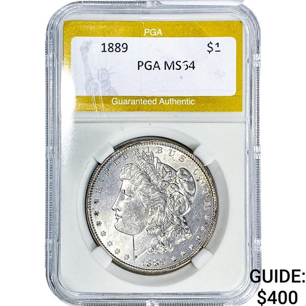 1889 Morgan Silver Dollar PGA MS64